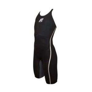 V3 TEAM VICI FEMALE POWERBACK TECHNICAL RACING SWIMSUIT BLACK SILVER SZ 24 Women